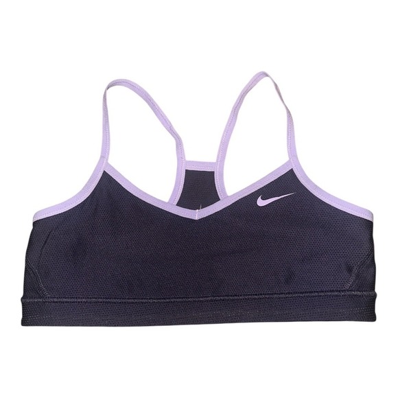Nike Girls Purple Sports Bra and Skort Set, Large/XL - Picture 4 of 8